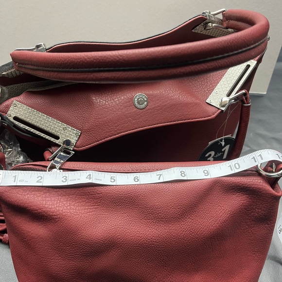 Wine color purse - brand new with tags - 3 purses in one - Picture 12 of 13